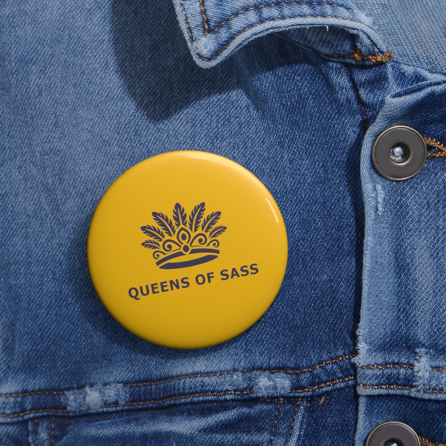 Custom Pin Buttons - Queens of Sass